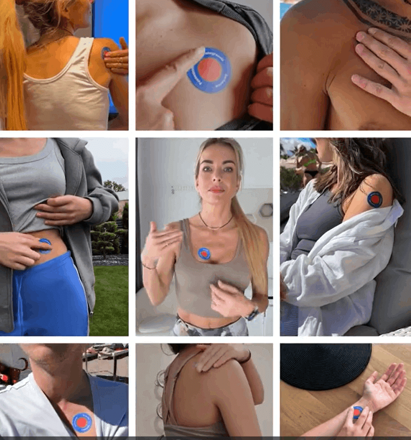 Women using Purisaki patches